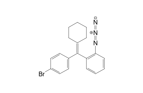 1-Azido-2-((4-bromophenyl)(cyclohexylidene)methyl)benzene