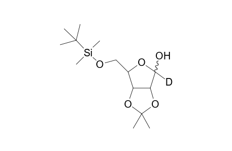 [1'-(2)H-]5-O-[(1,1-Dimethylethyl)dimethylsilyl]-2,3-O-(1-methylethylidene)-D-ribofuranose