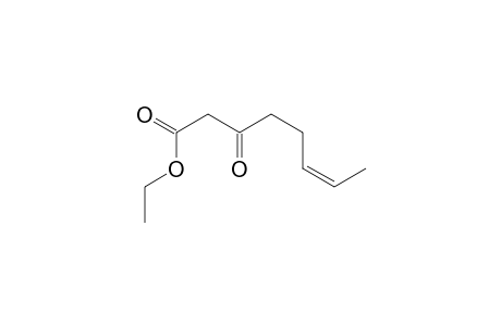 6-Octenoic acid, 3-oxo-, ethyl ester, (Z)-