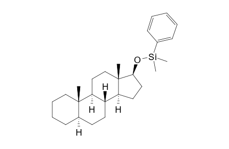 17.beta.-[(Dimethylphenylsilyl)oxy]-5.alpha.-androstane