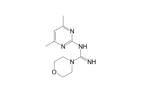 N-(4,6-Dimethyl-2-pyrimidinyl)-4-morpholinecarboximidamide