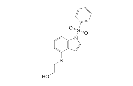 2-[(1-besylindol-4-yl)thio]ethanol