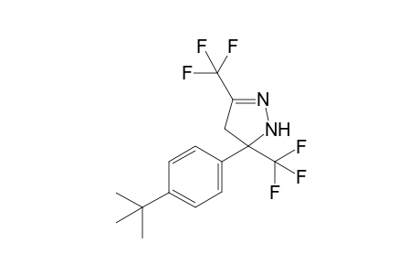 5-(4-(tert-Butyl)phenyl)-3,5-bis(trifluoromethyl)-4,5-dihydro-1H-pyrazole