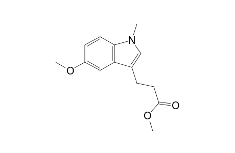 3-(5-Methoxy-1H-indol-3-yl)propanoic acid, N-methyl-, methyl ester