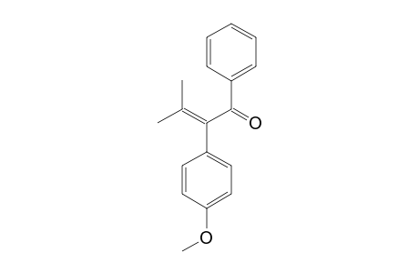 2-(4-Methoxyphenyl)-3-methyl-1-phenylbut-2-en-1-one