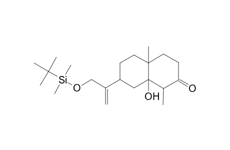 Decalin-8a-ol-7-one, 4a,8-dimethyl-2-[2-(t-butyldimethylsilyloxy)-1-methyleneethyl]-
