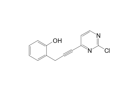 2-[3-(2-Chloropyrimidin-4-yl)-2-propynyl]phenol