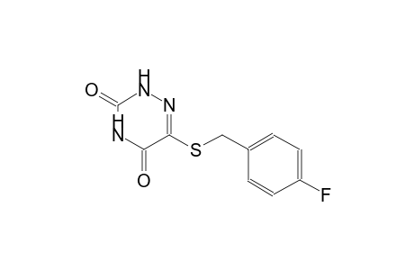 1,2,4-triazine-3,5(2H,4H)-dione, 6-[[(4-fluorophenyl)methyl]thio]-