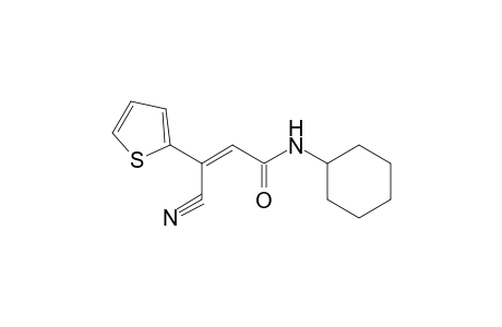 3-Cyano-N-cyclohexyl-3-thiophen-2-yl-acrylamide