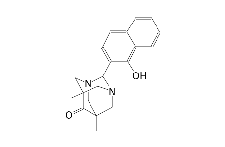 2-(1-hydroxy-2-naphthyl)-5,7-dimethyl-1,3-diazatricyclo[3.3.1.1~3,7~]decan-6-one