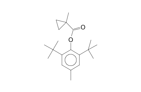 Cyclopropanecarboxylic acid, 1-methyl-, 2,6-bis(1,1-dimethylethyl)-4-methylphenyl ester