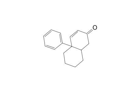 2(1H)-Naphthalenone, 4a,5,6,7,8,8a-hexahydro-4a-phenyl-, trans-
