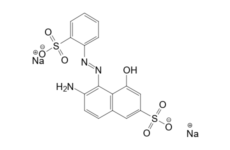 2-Naphthalenesulfonic acid, 6-amino-4-hydroxy-5-[(2-sulfophenyl)azo]-, disodium salt