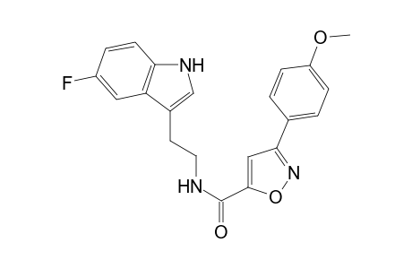 N-[2-(5-fluoro-1H-indol-3-yl)ethyl]-3-(4-methoxyphenyl)-1,2-oxazole-5-carboxamide