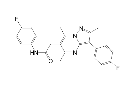 pyrazolo[1,5-a]pyrimidine-6-acetamide, N,3-bis(4-fluorophenyl)-2,5,7-trimethyl-