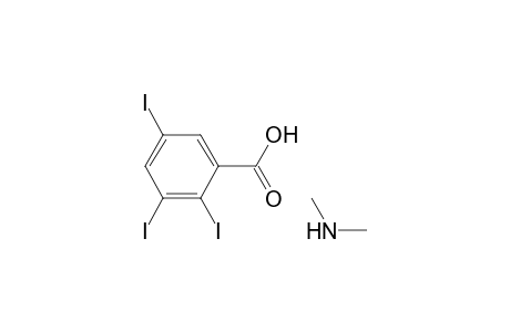 Benzoic acid, 2,3,5-triiodo-, compd. with N-methylmethanamine (1:1)