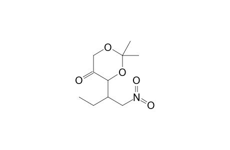 2,2-Dimethyl-4-(1-ethyl-2-nitroethyl)-1,3-dioxan-5-one
