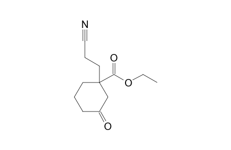 Ethyl 1-(2'-cyanoethyl)-3-oxocyclohexane-1-carboxylate