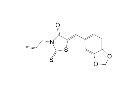 (5Z)-3-allyl-5-(1,3-benzodioxol-5-ylmethylene)-2-thioxo-1,3-thiazolidin-4-one