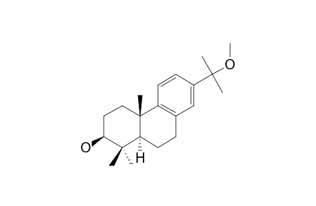 ISOLOPHANTHIN-B;(3-BETA)-15-METHOXY-ABIETA-8,11,13-TRIEN-3-OL