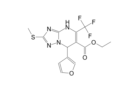 ethyl 7-(3-furyl)-2-(methylsulfanyl)-5-(trifluoromethyl)-4,7-dihydro[1,2,4]triazolo[1,5-a]pyrimidine-6-carboxylate