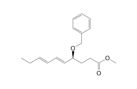Methyl (5E,7E,4S)-4-Benzyloxydeca-5,7-dieneoate