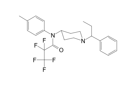 N-4-Methylphenyl-N-[1-(1-phenylpropyl)piperidin-4-yl]pentafluoropropanamide