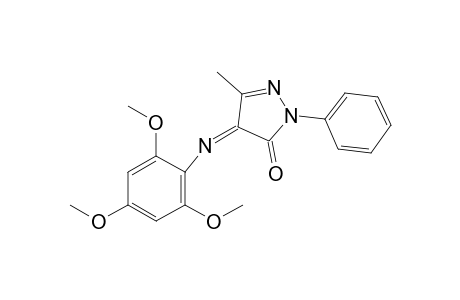 3H-pyrazol-3-one, 2,4-dihydro-5-methyl-2-phenyl-4-[(2,4,6-trimethoxyphenyl)imino]-