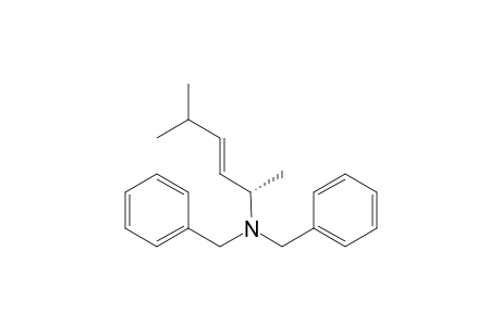 (2S,E)-N,N-Dibenzyl-5-methylhex-3-en-2-amine