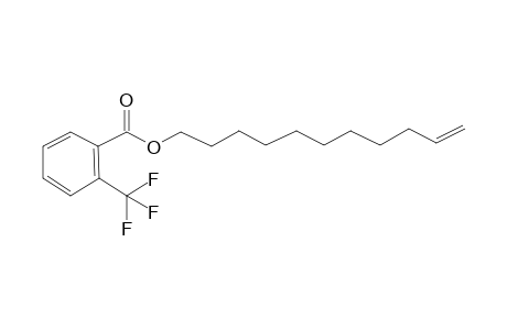 2-Trifluoromethylbenzoic acid, 10-undecenyl ester