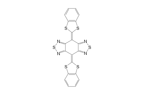 4,8-Bis(4,5-dibenzoyl-1,3-dithiol-2-ylidene)-4H,8H-benzo[1,2-c:4,5-c']bis[1,2,5]thiadiazole