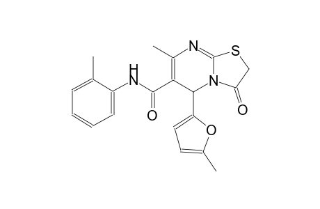 7-methyl-5-(5-methyl-2-furyl)-N-(2-methylphenyl)-3-oxo-2,3-dihydro-5H-[1,3]thiazolo[3,2-a]pyrimidine-6-carboxamide