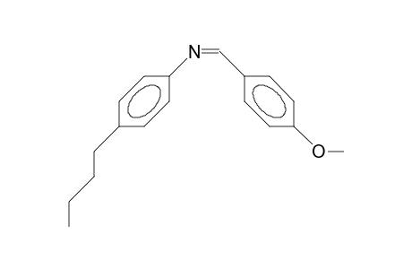 4-Butyl-N-(4-methoxy-benzylidene)-aniline
