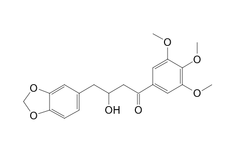 (1,3-Benzodioxol-5-yl)-3-hydroxy-1-(3,4,5-trimethoxyphenyl)-1-butanone
