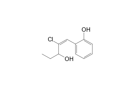 (E)-2-Chloro-1-(o-hydroxyphenyl)pent-1-en-3-ol