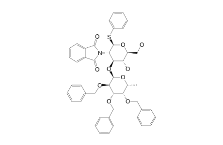 PHENYL-2,3,4-TRI-O-BENZYL-ALPHA-L-FUCOPYRANOSYL-(1->3)-2-DEOXY-2-PHTHALIMIDO-1-THIO-BETA-D-GLUCOPYRANOSIDE