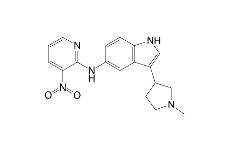 3-(1-Methyl-3-pyrrolidinyl)-N-(3-nitro-2-pyridinyl)-1H-indol-5-amine