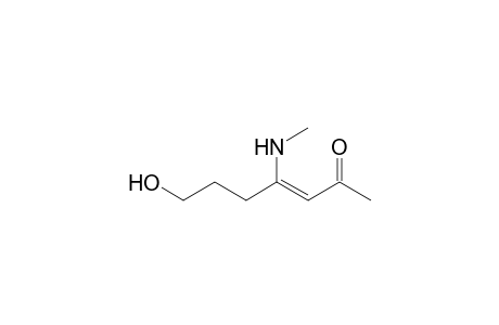 (Z)-4-(methylamino)-7-oxidanyl-hept-3-en-2-one