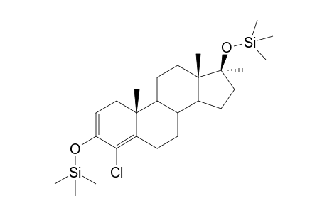 4-Chloro-17.alpha.-methyl-androsta-2,4-diene-3,17.beta.-diol, O,O'-bis-TMS