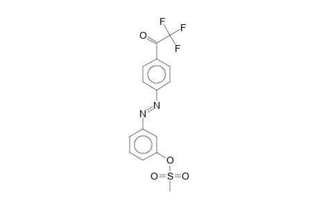 Methanesulfonic acid, 3-(4-trifluoroacetylphenylazo)phenyl ester