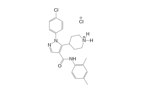 piperidinium, 4-[1-(4-chlorophenyl)-4-[[(2,4-dimethylphenyl)amino]carbonyl]-1H-pyrazol-5-yl]-, chloride