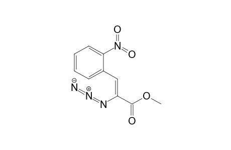 Methyl .alpha.-Azido-.beta.-(2-nitrophenyl)prop-2-enoate