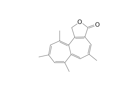 5,7,9,11-Tetramethyl-1,3-dihydroheptaleno[1,2-c]furan-3-one