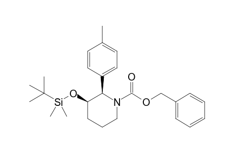 (R,R)-1-(Benzyloxycarbonyl)-3-tert-butyldimethylsilyloxy-2-(p-methylphenyl)piperidine