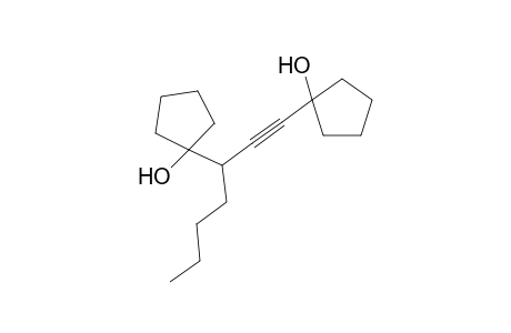 1,3-Di(cyclopentan-1-ol)hept-1-yne