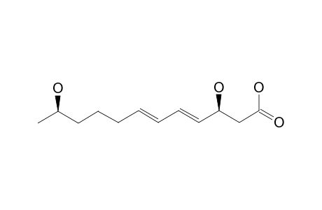 IEODOMYCIN_C;(3-S,4-E,6-E,11-R)-3,11-DIHYDROXYDODECA-4,6-DIENOIC_ACID