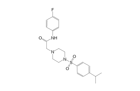 1-piperazineacetamide, N-(4-fluorophenyl)-4-[[4-(1-methylethyl)phenyl]sulfonyl]-