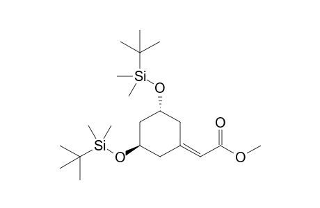 Methyl [(3R,5R)-3,5-bis(tert-butyldimethylsilyloxy)cyclohexylidene]acetate