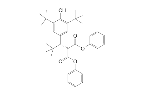 diphenyl (R)-2-(1-(3,5-di-tert-butyl-4-hydroxyphenyl)-2,2-dimethylpropyl)malonate