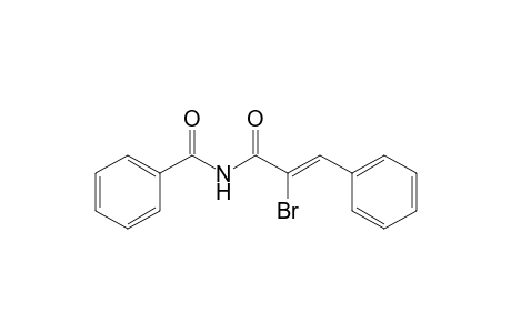 N-[(Z)-2-bromanyl-3-phenyl-prop-2-enoyl]benzamide